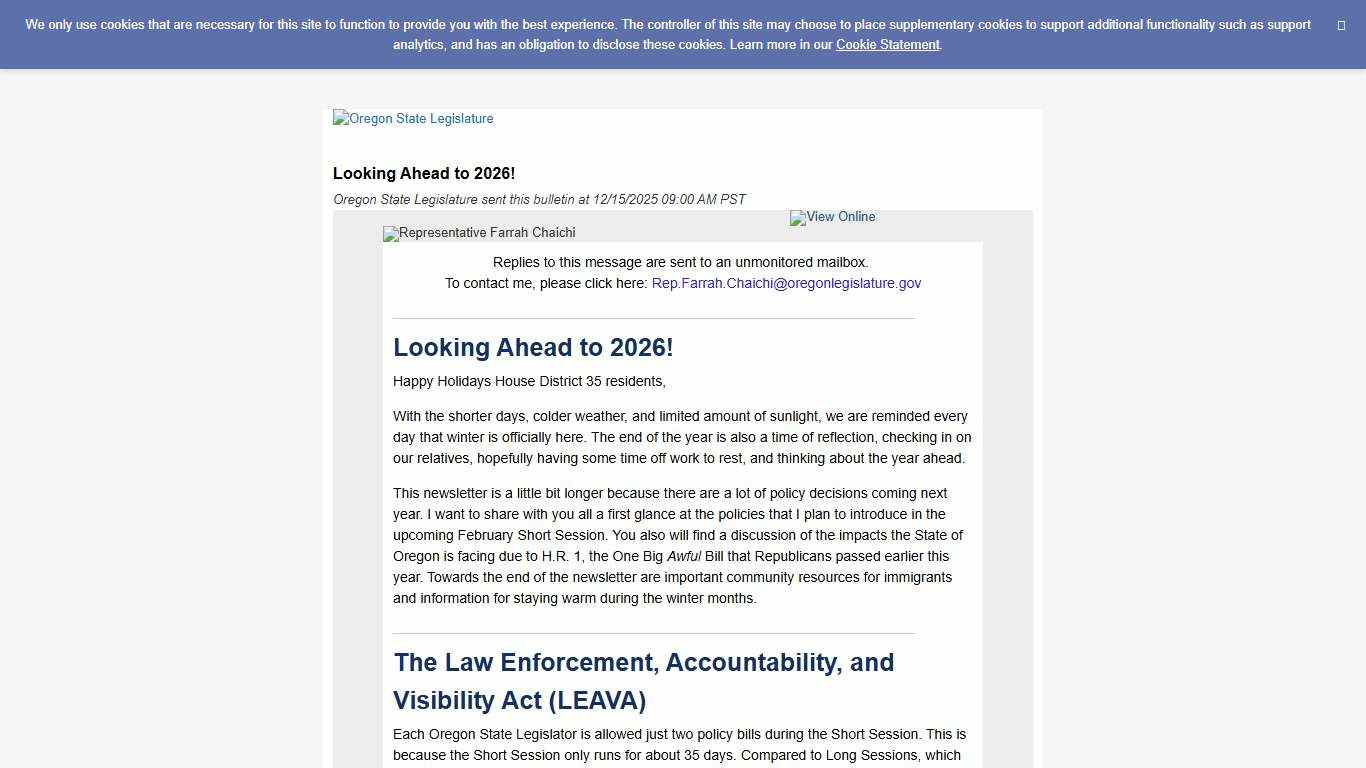 Looking Ahead to 2026!